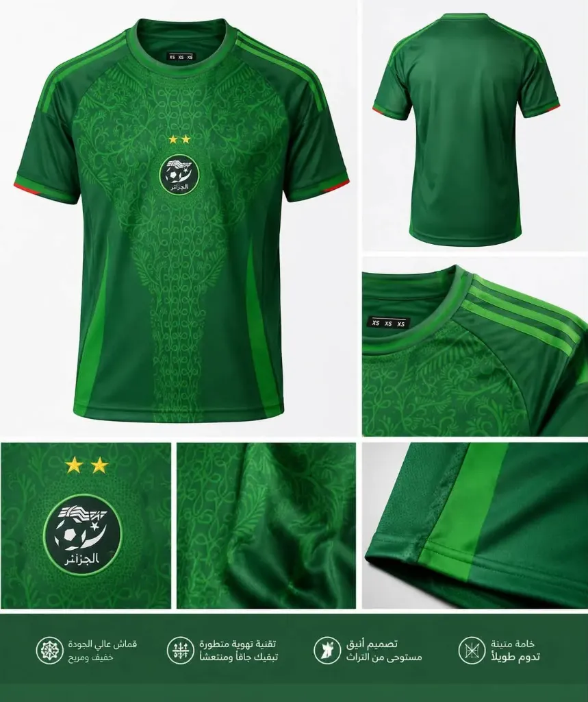 💚القميص منتخب الجزائر الأخضر